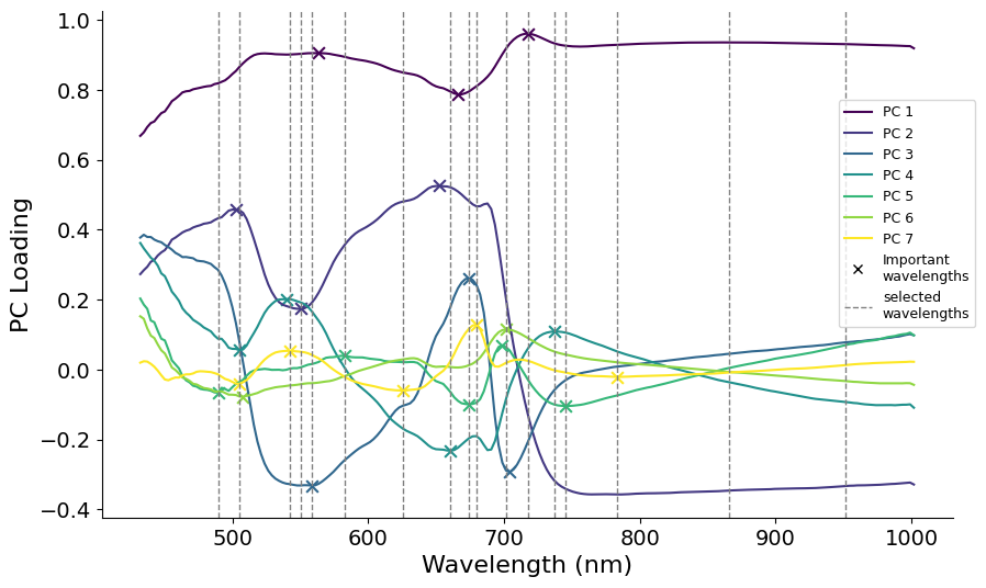 Hyperspectral plant to leaf example